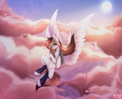 Size: 2500x2040 | Tagged: safe, artist:kutoshi, imported from derpibooru, oc, oc only, pegasus, pony, female, mare, solo