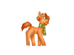 Size: 1600x1200 | Tagged: safe, artist:lil_vampirecj, imported from derpibooru, oc, oc only, earth pony, pony, clothes, scarf, simple background, solo, striped scarf, transparent background