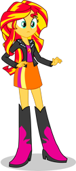 Size: 1393x3118 | Tagged: safe, artist:dustinwatsongkx, imported from derpibooru, sunset shimmer, human, equestria girls, equestria girls (movie), female, simple background, solo, transparent background, vector