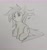 Size: 2844x2997 | Tagged: safe, artist:neuro, imported from twibooru, oc, oc:filly anon, pony, /mlp/, female, filly, hate symbol, image, looking at you, needs more jpeg, traditional art, trotcon