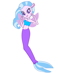 Size: 1024x1298 | Tagged: safe, artist:gouhlsrule, artist:ketrin29, imported from derpibooru, silverstream, human, mermaid, equestria girls, base used, belly button, female, midriff, simple background, solo, transparent background