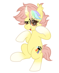 Size: 2900x3600 | Tagged: safe, artist:ponkus, imported from derpibooru, oc, oc only, oc:ponkus, bat pony, pony, unicorn, bat pony oc, bipedal, dancing, fangs, female, mare, simple background, solo, transparent background