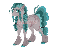 Size: 2900x2300 | Tagged: safe, artist:gigason, imported from derpibooru, oc, oc:funky fresh, earth pony, pony, female, mare, obtrusive watermark, offspring, parent:minty mocha, parent:stygian, scar, simple background, solo, transparent background, watermark