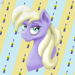 Size: 1920x1920 | Tagged: safe, artist:lennystendhal13, imported from derpibooru, power chord, pony, bust, portrait, solo