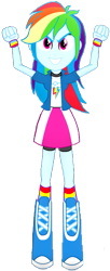Size: 345x848 | Tagged: safe, artist:rupahrusyaidi, imported from derpibooru, rainbow dash, human, equestria girls, background removed, simple background, solo, transparent background