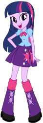 Size: 530x1509 | Tagged: safe, artist:rupahrusyaidi, imported from derpibooru, twilight sparkle, human, equestria girls, boots, clothes, high heel boots, shirt, shoes, simple background, skirt, solo, transparent background