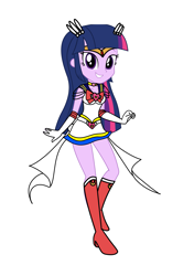 Size: 3035x4299 | Tagged: safe, artist:rollyagami02, imported from derpibooru, twilight sparkle, human, equestria girls, clothes, clothes swap, cosplay, costume, pixiv, sailor moon, simple background, solo, white background