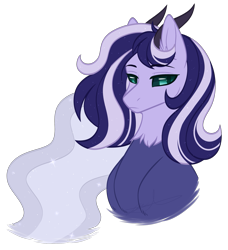 Size: 1747x1916 | Tagged: safe, artist:purplegrim40, imported from derpibooru, oc, oc only, draconequus, bust, draconequus oc, simple background, solo, transparent background