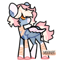 Size: 220x220 | Tagged: safe, artist:moonert, imported from derpibooru, oc, oc only, pegasus, pony, bandage, base used, colored hooves, colored wings, pegasus oc, simple background, solo, transparent background, two toned wings, wings