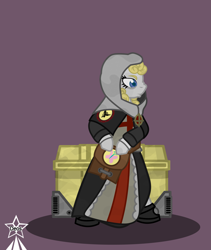 Size: 4245x5021 | Tagged: safe, artist:devorierdeos, imported from derpibooru, oc, oc:balsam, earth pony, fallout equestria, bag of medicines, clothes, dress, medicine box, ministry of peace, nose hump, nurse, red cross, simple background, sister of mercy