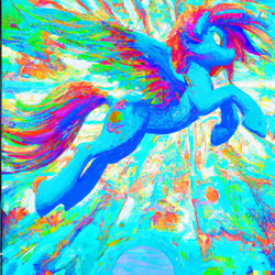 Size: 1024x1024 | Tagged: safe, imported from derpibooru, pegasus, pony, ai content, ai generated, generator:dall-e 2, solo