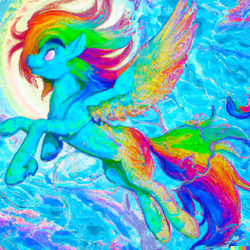 Size: 1024x1024 | Tagged: safe, imported from derpibooru, pegasus, pony, ai content, ai generated, generator:dall-e 2, solo