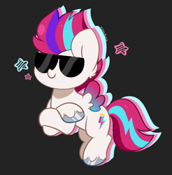 Size: 3225x3276 | Tagged: safe, artist:kittyrosie, imported from derpibooru, zipp storm, pegasus, pony, cool, female, g5, mare, solo, stars, sunglasses