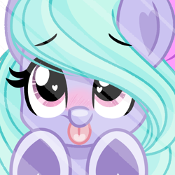 Size: 2000x2000 | Tagged: safe, artist:emberslament, imported from derpibooru, flitter, pegasus, pony, blushing, cute, female, flitterbetes, heart, heart eyes, hoof heart, licking, licking the fourth wall, mare, simple background, tongue out, transparent background, underhoof, wingding eyes