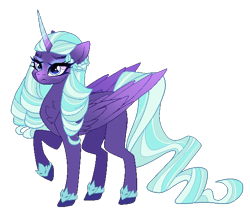 Size: 576x484 | Tagged: safe, artist:gihhbloonde, imported from derpibooru, opaline arcana, alicorn, pony, spoiler:g5, spoiler:my little pony: make your mark, female, folded wings, frown, g5, mare, raised hoof, simple background, solo, transparent background, wings