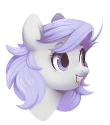 Size: 695x794 | Tagged: safe, artist:dammmnation, imported from derpibooru, oc, oc only, earth pony, pony, bust, earth pony oc, female, mare, simple background, smiling, solo, white background