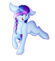 Size: 527x583 | Tagged: safe, artist:prettyshinegp, imported from derpibooru, oc, oc only, earth pony, pony, earth pony oc, female, mare, one eye closed, simple background, smiling, solo, white background, wink