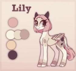 Size: 1948x1807 | Tagged: safe, artist:_alixxie_, imported from derpibooru, oc, oc:lily, pegasus, pony, female, mare, reference sheet, solo