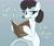 Size: 2400x2000 | Tagged: safe, artist:datte-before-dawn, oc, oc only, oc:kohlette, object pony, original species, pony, toilet pony, book, but why, cigar, dialogue, female, lidded eyes, mare, ponified, reading, simple background, smoking, toilet