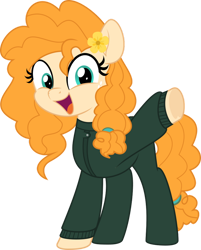 Size: 800x994 | Tagged: safe, artist:jhayarr23, imported from derpibooru, pear butter, pony, clothes, simple background, solo, transparent background