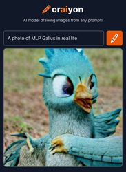 Size: 1162x1591 | Tagged: safe, imported from derpibooru, gallus, griffon, ai content, ai generated, gallusposting, generator:craiyon, irl, open mouth, photo, realistic, solo