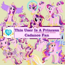 Size: 1080x1080 | Tagged: safe, editor:twenty.one.dolls, imported from derpibooru, princess cadance, alicorn, breezie, human, pony, equestria girls, my little pony: the movie, alternate hairstyle, bow, breeziefied, caption, chibi, clothes, crown, crystallized, cute, cutedance, cutie mark crew, dean cadance, eating, ethereal mane, ethereal tail, female, filly, filly cadance, flying, foal, g4.5, hair bow, hoof shoes, horn, image macro, jewelry, multeity, peytral, princess cadance's cutie mark, regalia, species swap, tail, tail bow, teen princess cadance, text, toy, wings, younger