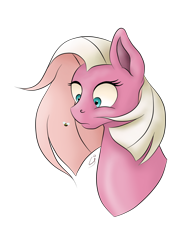 Size: 3096x4128 | Tagged: safe, artist:lennystendhal13, imported from derpibooru, fuchsia frost, bee, insect, pony, bust, friendship student, high res, portrait, simple background, solo, transparent background