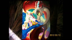 Size: 1280x720 | Tagged: safe, imported from derpibooru, discord, princess celestia, 2012, autograph, irl, john de lancie, misleading thumbnail, not what it looks like, photo, signature, youtube link