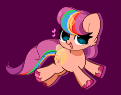 Size: 3657x2869 | Tagged: safe, artist:kittyrosie, imported from derpibooru, sunny starscout, alicorn, pony, artificial horn, artificial wings, augmented, cheek fluff, cute, g5, horn, magic, magic horn, magic wings, open mouth, race swap, solo, sunnybetes, sunnycorn, wings