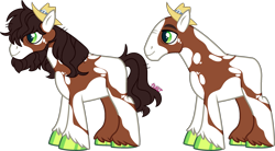 Size: 2791x1540 | Tagged: safe, artist:kurosawakuro, imported from derpibooru, trouble shoes, earth pony, pony, alternate design, bald, base used, simple background, solo, transparent background, unshorn fetlocks