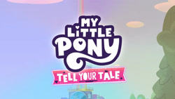 Size: 3410x1920 | Tagged: safe, imported from derpibooru, screencap, spoiler:g5, spoiler:my little pony: tell your tale, spoiler:tyts01e19, crystal brighthouse, g5, high res, lost in translation (episode), my little pony logo, my little pony: tell your tale, no pony, youtube link