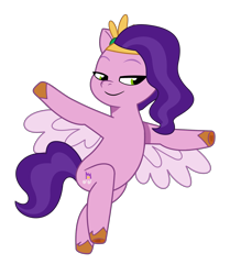 Size: 2000x2391 | Tagged: safe, artist:grapefruit-face, imported from derpibooru, pipp petals, pegasus, pony, spoiler:g5, spoiler:my little pony: tell your tale, spoiler:tyts01e18, bedroom eyes, female, g5, headband, jewelry, mare, my little pony: tell your tale, on your cutie marks, regalia, simple background, smiling, smirk, solo, spread wings, sultry pose, t pose, transparent background, wings