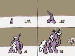 Size: 2732x2048 | Tagged: safe, artist:ja0822ck, imported from derpibooru, oc, pony, snail, unicorn, coffee, female, mare, mug, wat, yawn