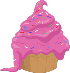 Size: 883x925 | Tagged: safe, artist:pascalmulokozi2, edit, edited screencap, imported from derpibooru, screencap, season 9, the ending of the end, spoiler:s09, background removed, cupcake, dessert, food, no pony, object, simple background, transparent background
