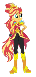 Size: 1900x4016 | Tagged: safe, artist:gmaplay, imported from derpibooru, sunset shimmer, human, equestria girls, equestria girls series, super squad goals, crystal guardian, female, ponied up, simple background, solo, transparent background