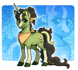 Size: 941x845 | Tagged: safe, artist:lastnight-light, imported from derpibooru, oc, oc only, oc:sunflower seed, pony, unicorn, female, mare, solo, zoom layer