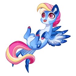 Size: 1024x1024 | Tagged: safe, artist:purplegrim40, imported from derpibooru, oc, oc only, pegasus, pony, :p, commission, ear fluff, female, mare, pegasus oc, simple background, solo, tongue out, transparent background, wings, ych result