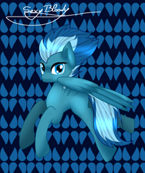 Size: 2244x2673 | Tagged: safe, artist:djdupstep15, imported from derpibooru, oc, oc only, pegasus, pony, abstract background, freckles, male, pegasus oc, signature, solo, stallion