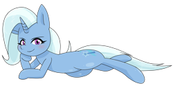 Size: 1951x996 | Tagged: safe, alternate version, artist:batipin, imported from derpibooru, trixie, pony, unicorn, simple background, solo, transparent background