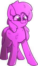 Size: 1245x2160 | Tagged: safe, artist:deltarainrum, imported from derpibooru, oc, oc only, goo, goo pony, original species, commission, female, solo