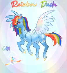 Size: 1706x1843 | Tagged: safe, artist:jadejellie, imported from derpibooru, rainbow dash, pegasus, pony, grin, smiling, solo, spread wings, wings