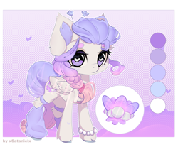 Size: 2323x1928 | Tagged: safe, artist:kisselmr, artist:xsatanielx, imported from derpibooru, oc, merpony, pegasus, pony, adoptable, advertisement, auction