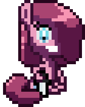 Size: 168x210 | Tagged: safe, artist:nitobit, imported from derpibooru, pinkie pie, earth pony, animated, female, gif, knife, mare, pinkamena diane pie, pixel art, simple background, smiling, solo, transparent background