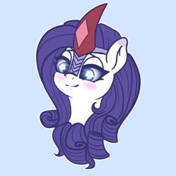 Size: 1000x1000 | Tagged: safe, artist:plaguemare, imported from derpibooru, rarity, kirin, bust, drawthread, female, kirin rarity, kirin-ified, mare, portrait, solo, species swap