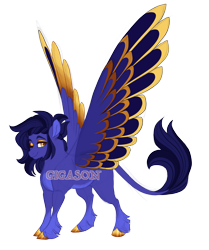 Size: 3600x4300 | Tagged: safe, artist:gigason, imported from derpibooru, oc, oc:penny black, pegasus, pony, female, high res, magical gay spawn, mare, obtrusive watermark, offspring, parent:hoo'far, parent:sky stinger, simple background, solo, transparent background, watermark
