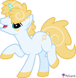 Size: 4000x4094 | Tagged: safe, artist:melisareb, imported from derpibooru, part of a set, oc, oc:kune (kleptocorns), pony, unicorn, .svg available, absurd resolution, crossover, kleptocorns, male, open mouth, raised hoof, simple background, solo, stallion, transparent background, vector