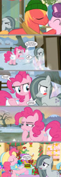 Size: 2206x6357 | Tagged: safe, artist:silverbuller, edit, edited screencap, imported from derpibooru, screencap, big macintosh, gummy, marble pie, pinkie pie, sugar belle, alligator, earth pony, pony, unicorn, best gift ever, hearthbreakers, adorable distress, blushing, burger, cheeseburger, clothes, comic, cute, female, food, hamburger, hat, horn, male, marblebetes, marblemac, mcdonald's, mistletoe, misunderstanding, plate, present, pun, sad, sadorable, scarf, screencap comic, shipping, snow, straight, sugarmac, visual pun