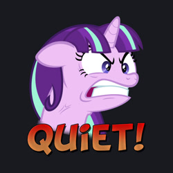 Size: 630x630 | Tagged: safe, imported from derpibooru, starlight glimmer, pony, unicorn, the cutie map, angry, furious, quiet, s5 starlight, yelling