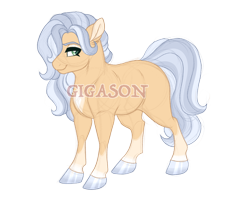 Size: 2900x2300 | Tagged: safe, artist:gigason, imported from derpibooru, oc, oc only, oc:gold mine, earth pony, pony, female, mare, obtrusive watermark, offspring, parent:doctor caballeron, parent:trixie, simple background, solo, transparent background, watermark