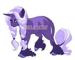 Size: 2900x2300 | Tagged: safe, artist:gigason, imported from derpibooru, oc, oc only, oc:shining star, pony, unicorn, female, magical lesbian spawn, mare, obtrusive watermark, offspring, parent:starlight glimmer, parent:trixie, parents:startrix, simple background, solo, transparent background, unshorn fetlocks, watermark